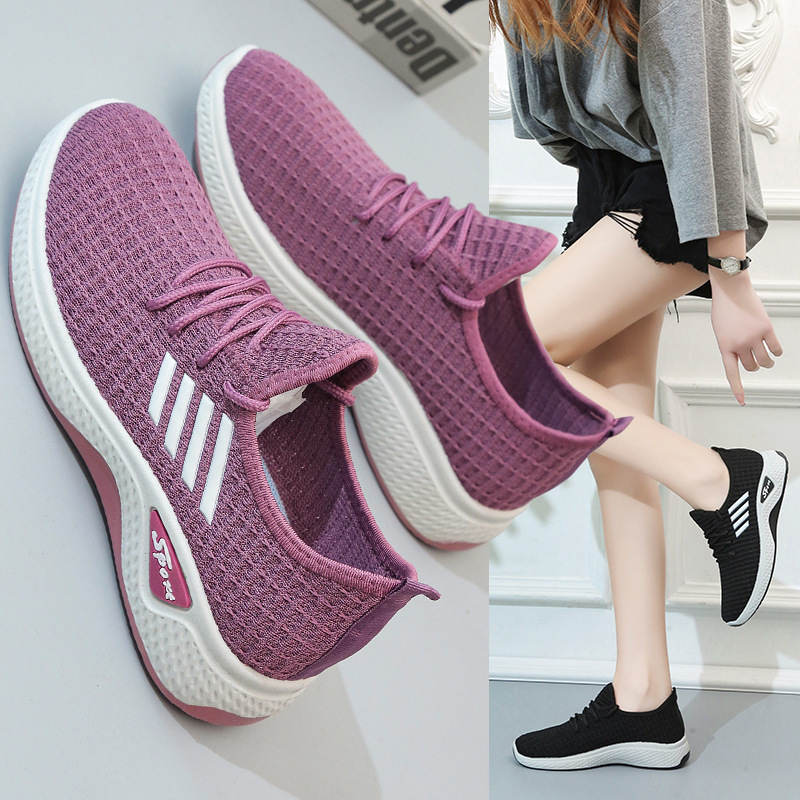 Sports shoes, women's casual breathable running shoes, new spring and autumn low top casual shoes, women's cloth shoes, lightweight white shoes Sports shoes, women's casual breathable running shoes, new spring and autumn low top casual shoes, women's cloth shoes, lightweight white shoes