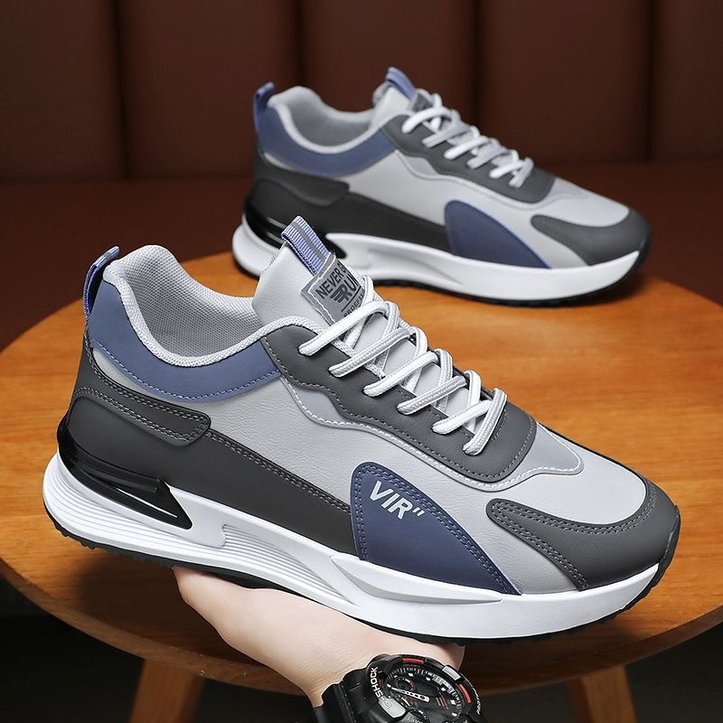 Autumn men's shoes 2024 new breathable shoes men's trend versatile thick sole sports and leisure running dad shoes wholesale