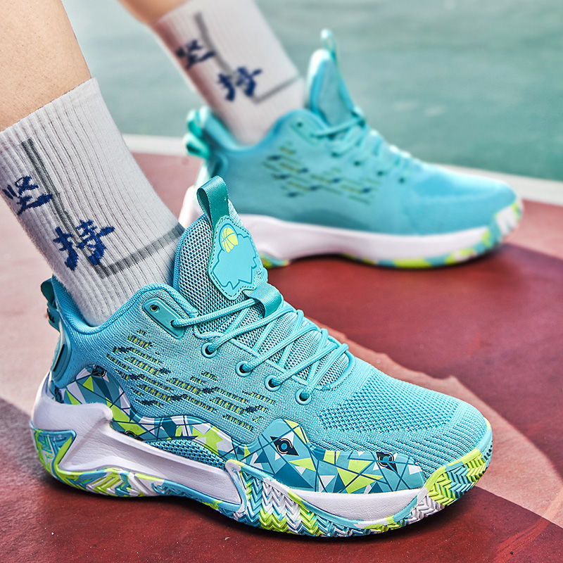 2025 new plus size basketball shoes, breathable running shoes for teenagers and students, fashionable and trendy men's sports shoes, black color