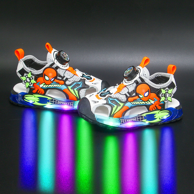 Bright Children's Headbag Sandals 2024 Summer New Anti Kick Sandals for Boys, Middle and Primary School Students, Boys' and Baby's Shoes Bright Children's Headbag Sandals 2024 Summer New Anti Kick Sandals for Boys, Middle and Primary School Students, Boys' and Baby's Shoes