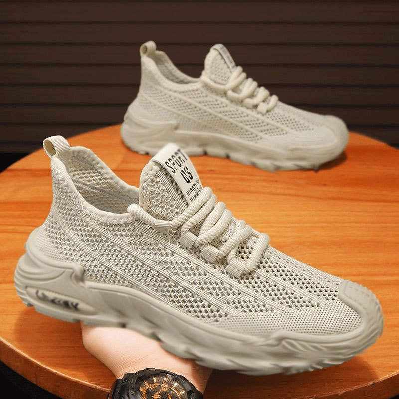 Coconut shoes men's summer new breathable hollow mesh shoes men's trend versatile sports shoes casual dad shoes men
