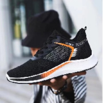 Men's sports shoes 2025 summer new running shoes men's fly woven breathable casual trendy shoes cross-border wholesale men's shoes