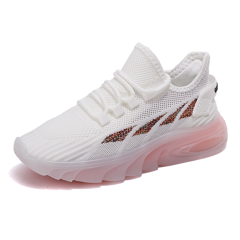 Cross border women's shoes, new flying woven running shoes, student casual shoes, trendy shoes, foreign trade thick soled flying woven sports women's shoes wholesale Cross border women's shoes, new flying woven running shoes, student casual shoes, trendy shoes, foreign trade thick soled flying woven sports women's shoes wholesale