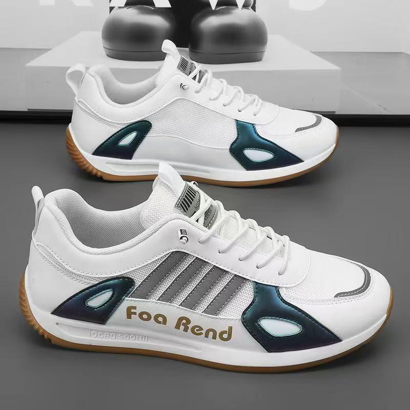 Cross border men's shoes 2025 spring new trend men's versatile sports thick bottom breathable mesh China-Chic casual shoes wholesale