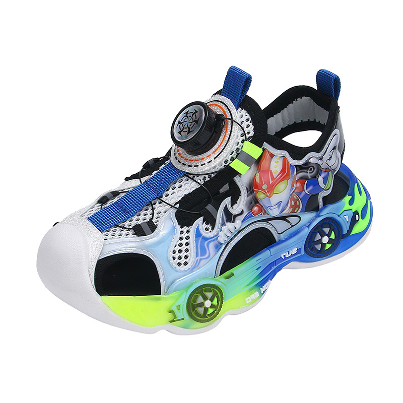 Children's Headline Sandals with Lights 2025 Summer New Style Boys' Shoes Little Boys' Middle and Primary School Sandals Children's Headline Sandals with Lights 2025 Summer New Style Boys' Shoes Little Boys' Middle and Primary School Sandals
