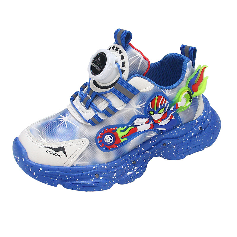 Bright Children's Sports Shoes 2024 Autumn/Winter New Collection with Velvet Warmth for Boys, Soft Bottom Versatile for Middle and Small Children Bright Children's Sports Shoes 2024 Autumn/Winter New Collection with Velvet Warmth for Boys, Soft Bottom Versatile for Middle and Small Children