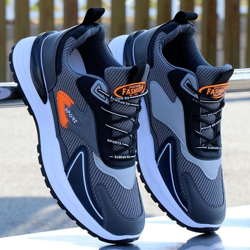 Cross border men's casual shoes, low cut shallow mouth sports and casual men's shoes, mesh breathable running shoes, foreign trade men's shoes wholesale