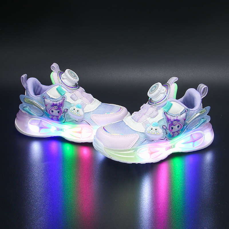 Light up girls' sports shoes with breathable and lightweight mesh, versatile girls' shoes, small and medium-sized internet famous shoes, girls' shoes Light up girls' sports shoes with breathable and lightweight mesh, versatile girls' shoes, small and medium-sized internet famous shoes, girls' shoes