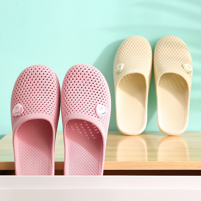Summer New Flat Bottom Baotou Slippers for Women, Soft Bottom, Non slip, Indoor Bathroom, Beach, Casual Outerwear, Hollow out, Dragging Summer New Flat Bottom Baotou Slippers for Women, Soft Bottom, Non slip, Indoor Bathroom, Beach, Casual Outerwear, Hollow out, Dragging