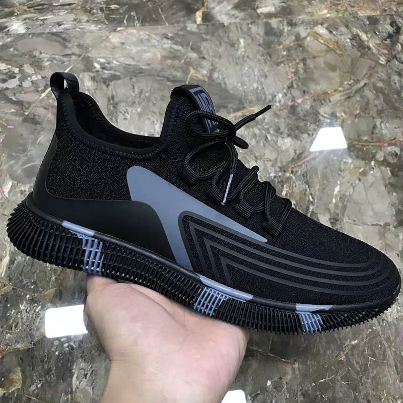 One piece dropshipping men's shoes, summer casual shoes, trendy breathable sports shoes, men's cloth shoes, street vendors, wholesale sales volume