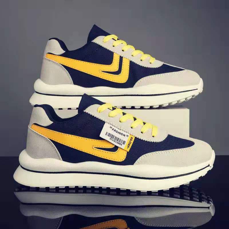 Cross border 2024 Summer Men's Shoes Foreign Trade Casual Shoes Shoes Men's One Step Kick Fly Weaving Breathable Men's Sports Shoes