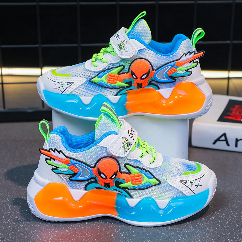 Children's sports shoes for spring and summer 2023, new mesh leather shoes for boys, lightweight running shoes for boys and elementary school students Children's sports shoes for spring and summer 2023, new mesh leather shoes for boys, lightweight running shoes for boys and elementary school students