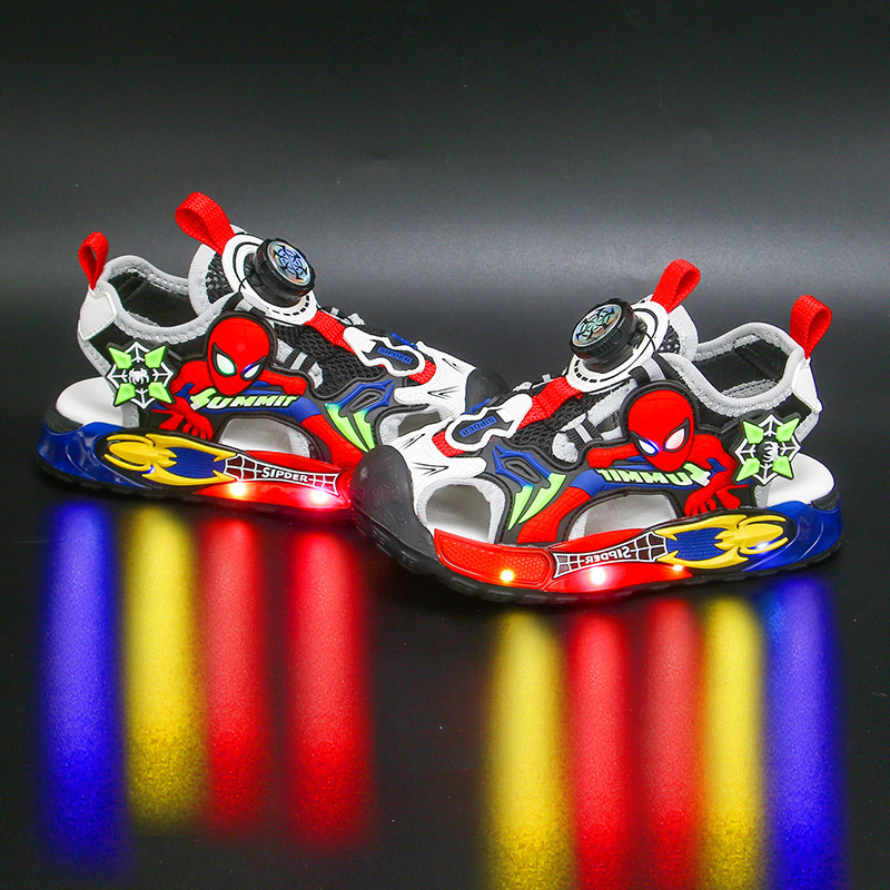 Bright Children's Headbag Sandals 2024 Summer New Anti Kick Sandals for Boys, Middle and Primary School Students, Boys' and Baby's Shoes Bright Children's Headbag Sandals 2024 Summer New Anti Kick Sandals for Boys, Middle and Primary School Students, Boys' and Baby's Shoes