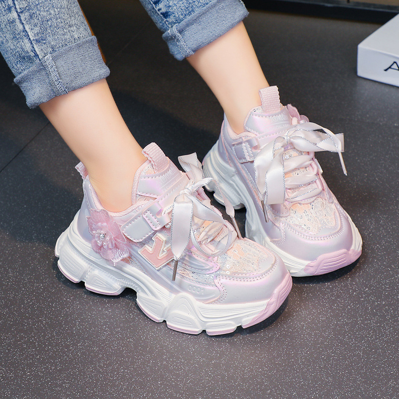 Girls' and Children's Sports Shoes 2024 Summer New Dad's Shoes, Large Children's and Girls' Shoes, Ultra Light Casual Running Shoes Girls' and Children's Sports Shoes 2024 Summer New Dad's Shoes, Large Children's and Girls' Shoes, Ultra Light Casual Running Shoes