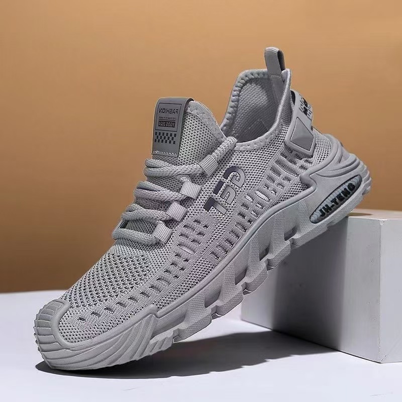 Breathable Men's Mesh Leather Shoes Manufacturer Direct Sales Summer Mesh Shoes Men's Casual Shoes Single Mesh One Piece dropshipping Wholesale