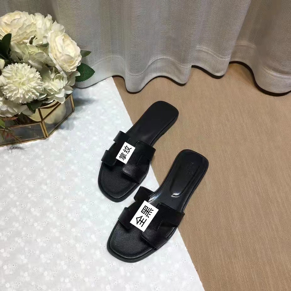 2025 New European and American Summer Genuine Leather Casual Slippers for Women's Fashion Outerwear Versatile Flat Bottom Straw Sandals 2025 New European and American Summer Genuine Leather Casual Slippers for Women's Fashion Outerwear Versatile Flat Bottom Straw Sandals