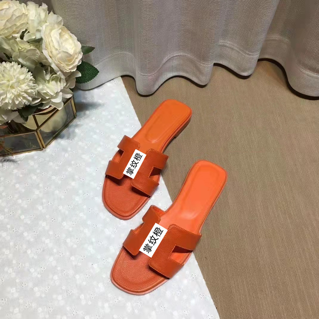 2025 New European and American Summer Genuine Leather Casual Slippers for Women's Fashion Outerwear Versatile Flat Bottom Straw Sandals 2025 New European and American Summer Genuine Leather Casual Slippers for Women's Fashion Outerwear Versatile Flat Bottom Straw Sandals