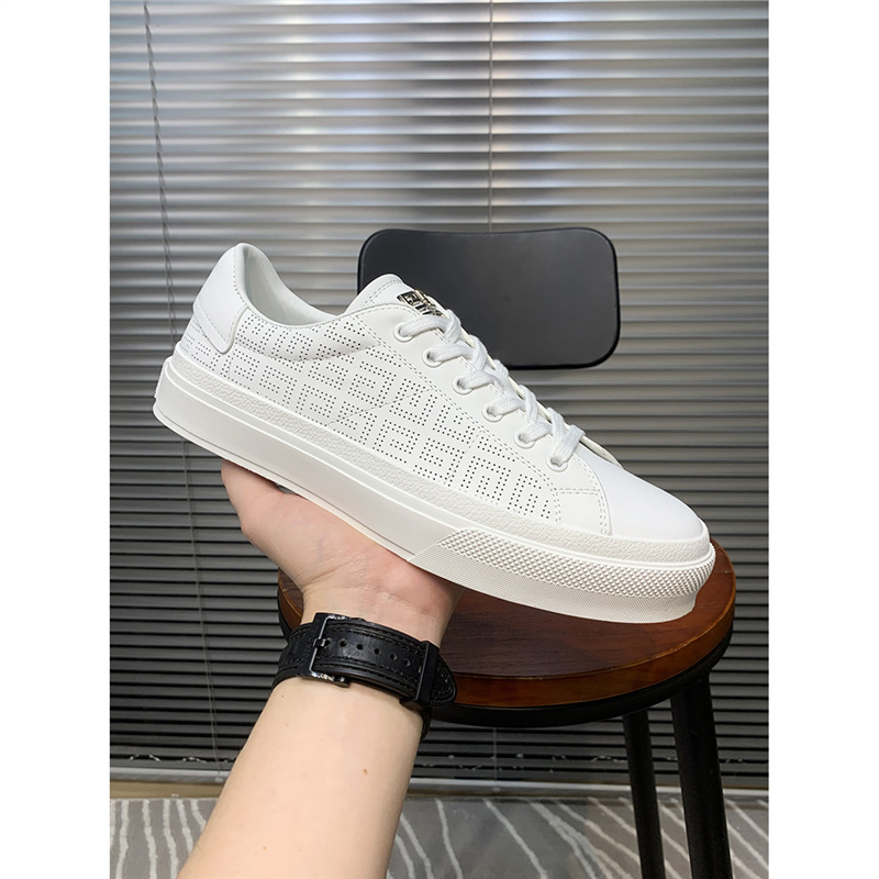 2025 European Station New Men's Low Top Jijia Casual Board Shoes Brand Trend Versatile Genuine Leather Couple White Shoes