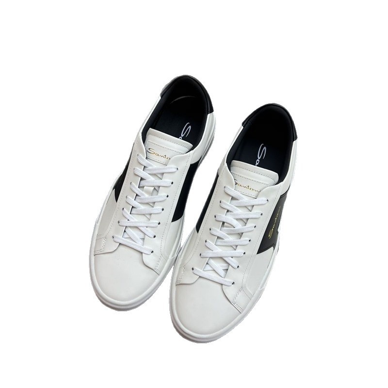Guangzhou Foreign Trade Board Shoes European Station Santoni Italian Men's Casual Board Shoes Export Retro Guangzhou Foreign Trade Board Shoes European Station Santoni Italian Men's Casual Board Shoes Export Retro