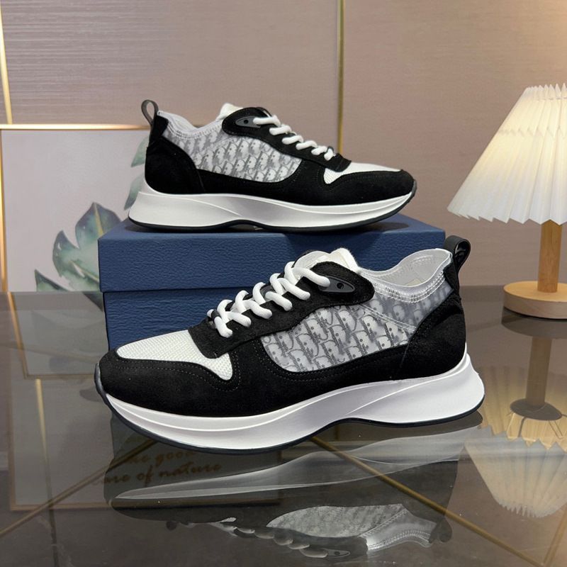 Guangzhou Goods Europe Station Spring and Autumn Trendy D Home Low Top Casual Men's Shoes with Embroidery and Lace Fashion Sports Shoes