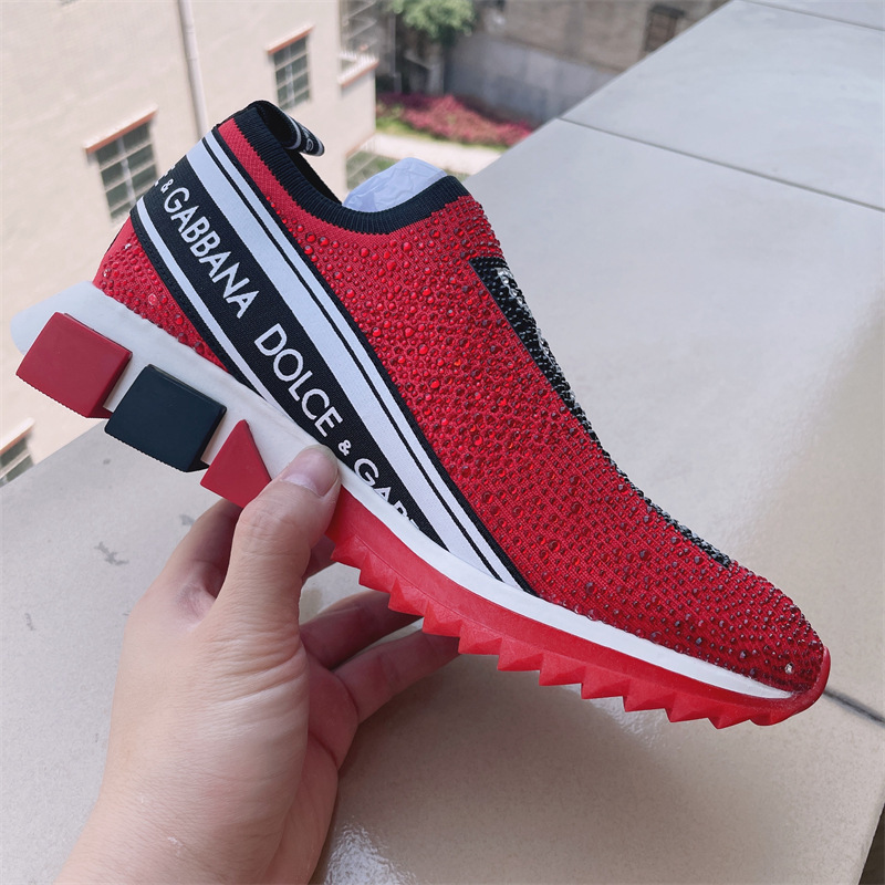 Popular Hong Kong DG2025 trendy brand lightweight and breathable fly woven casual women's shoes with elastic sleeves for running and couples' shoes Popular Hong Kong DG2025 trendy brand lightweight and breathable fly woven casual women's shoes with elastic sleeves for running and couples' shoes