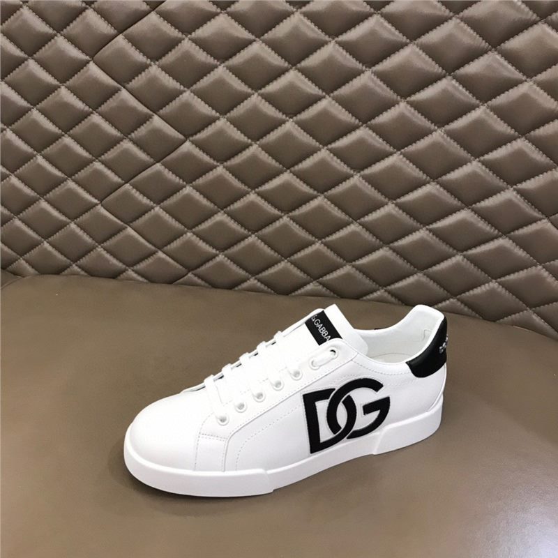 D Men's Genuine Leather Sports and Leisure Shoes with Strap Flat White Shoes Foreign Trade Original Order Trendy Versatile Fashion Shoes