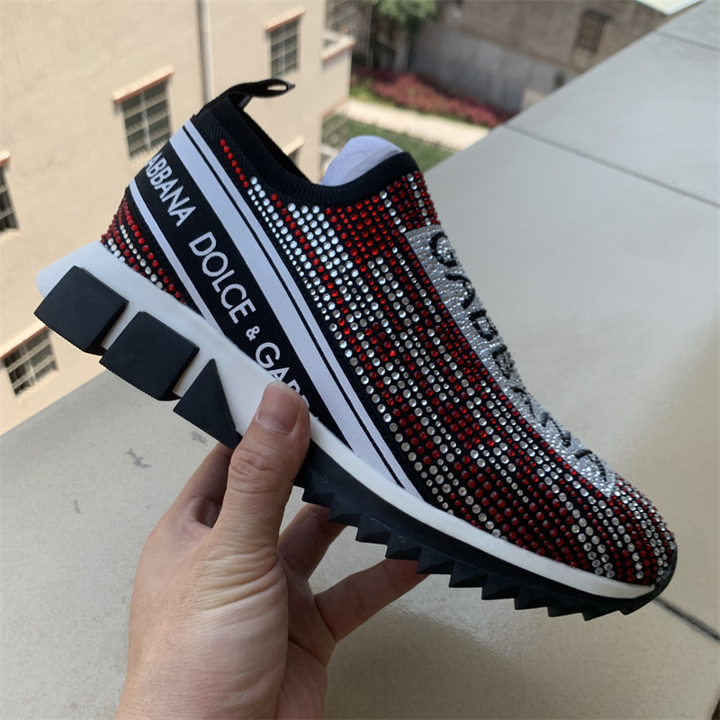 Popular Hong Kong DG2025 trendy brand lightweight and breathable fly woven casual women's shoes with elastic sleeves for running and couples' shoes Popular Hong Kong DG2025 trendy brand lightweight and breathable fly woven casual women's shoes with elastic sleeves for running and couples' shoes