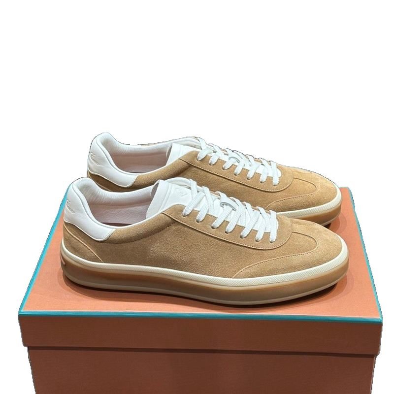 2024 new ins leather flat white shoes men's retro German training shoes new spring lace up versatile casual board shoes 2024 new ins leather flat white shoes men's retro German training shoes new spring lace up versatile casual board shoes