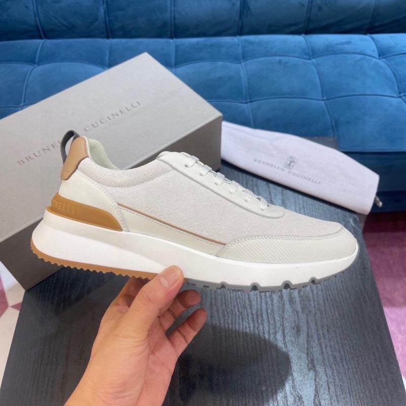 BC new Brunello frosted cowhide suede sports shoes Le Fu shoes men's casual leather shoes luxury trend BC new Brunello frosted cowhide suede sports shoes Le Fu shoes men's casual leather shoes luxury trend