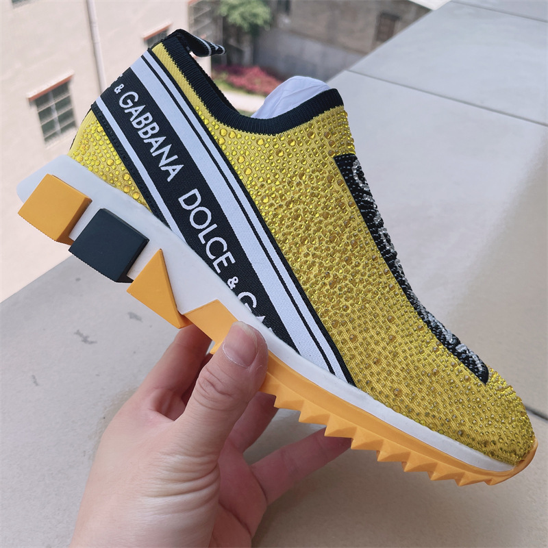 Popular Hong Kong DG2025 trendy brand lightweight and breathable fly woven casual women's shoes with elastic sleeves for running and couples' shoes Popular Hong Kong DG2025 trendy brand lightweight and breathable fly woven casual women's shoes with elastic sleeves for running and couples' shoes