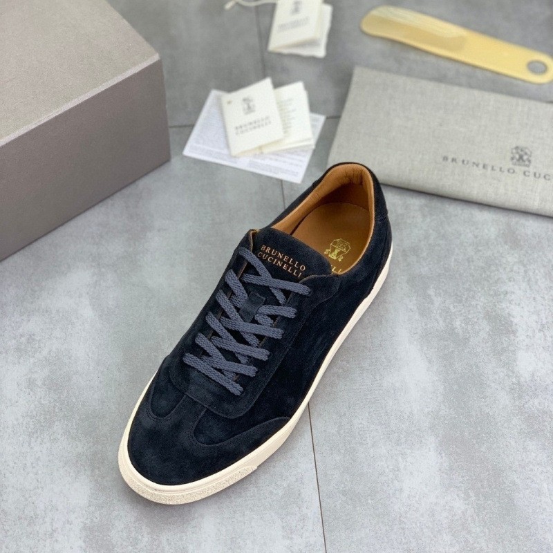 European station new men's cow suede fabric splicing soft and comfortable sports shoes fashionable and lightweight lace up casual shoes
