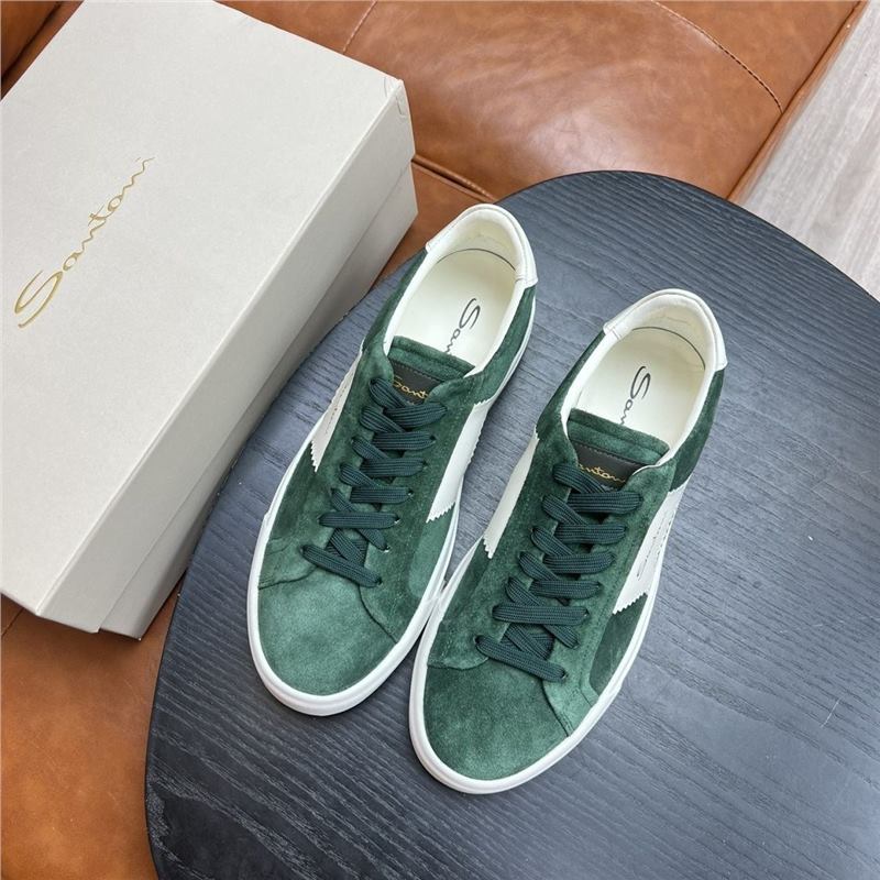 Guangzhou Foreign Trade Board Shoes European Station Santoni Italian Men's Casual Board Shoes Export Retro