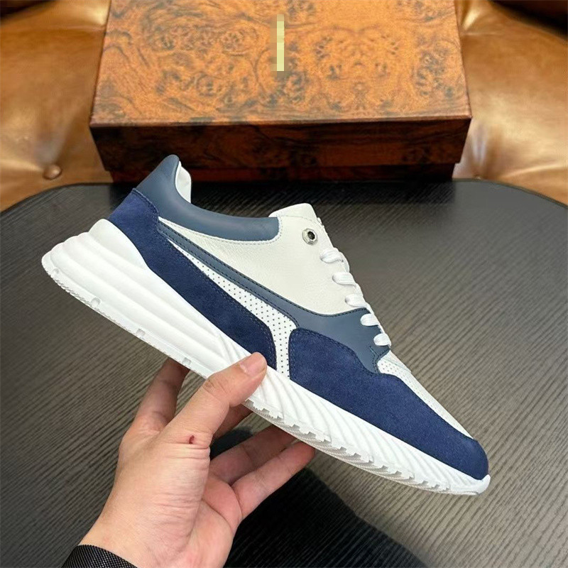 European and American foreign trade 2025 new men's fashionable casual sports thick soled shoes breathable white shoes classic men's shoes trend European and American foreign trade 2025 new men's fashionable casual sports thick soled shoes breathable white shoes classic men's shoes trend