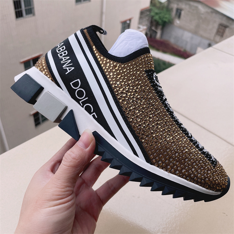 Popular Hong Kong DG2025 trendy brand lightweight and breathable fly woven casual women's shoes with elastic sleeves for running and couples' shoes Popular Hong Kong DG2025 trendy brand lightweight and breathable fly woven casual women's shoes with elastic sleeves for running and couples' shoes