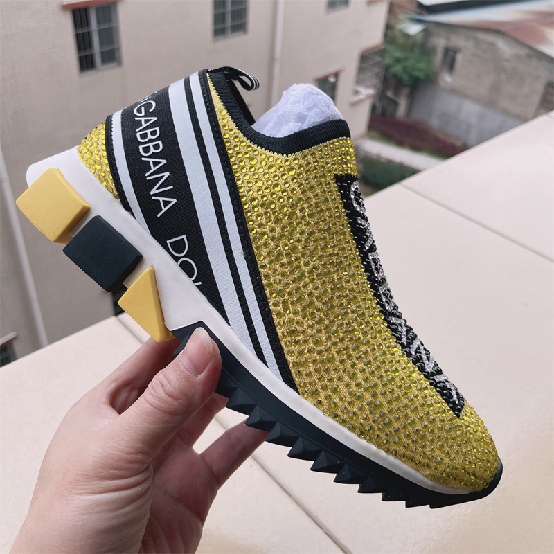 Popular Hong Kong DG2025 trendy brand lightweight and breathable fly woven casual women's shoes with elastic sleeves for running and couples' shoes Popular Hong Kong DG2025 trendy brand lightweight and breathable fly woven casual women's shoes with elastic sleeves for running and couples' shoes