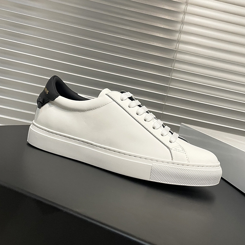 2025 European and American new men's shoes Jijia low top white shoes Korean version simple youth versatile casual leather couple shoes 2025 European and American new men's shoes Jijia low top white shoes Korean version simple youth versatile casual leather couple shoes