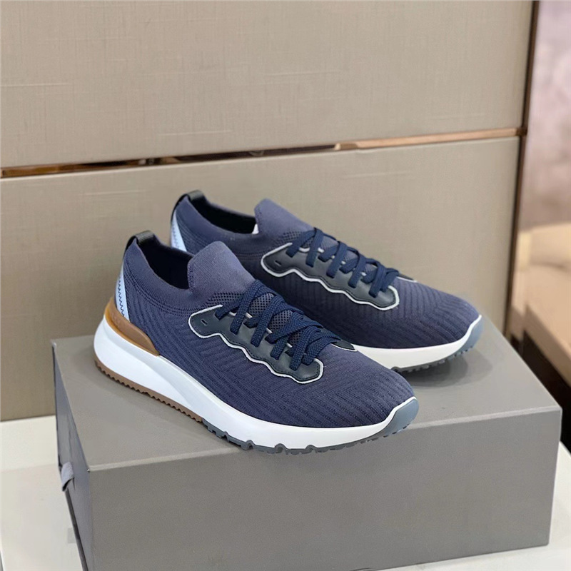 Factory high-end BC men's summer casual sports shoes, fly woven men's shoes, trendy, comfortable and breathable men's shoes