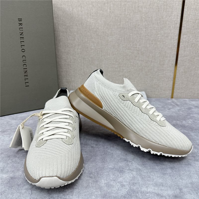 Italian BC New Men's Gray Series Knitted Sneakers British Fashion Low Top One Step Casual loafers Italian BC New Men's Gray Series Knitted Sneakers British Fashion Low Top One Step Casual loafers