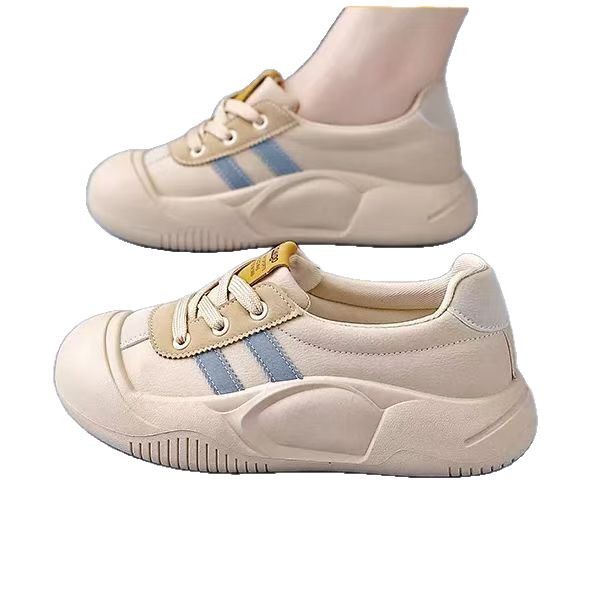 2025 Cross border New Flyknit Women's Sports Shoes Sponge Cake Shoes Comfortable Mom Shoes Trendy Versatile Shoes Wholesale for Children