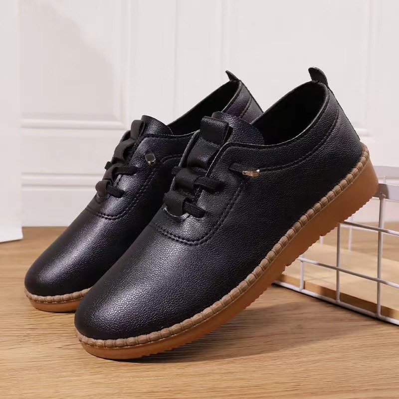 Cross border dropshipping Spring and Autumn 2024 One foot Mom Shoes Lightweight Soft soled Flat Shoes Women's Versatile Casual Shoes