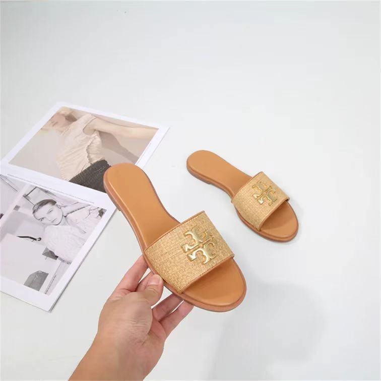 European and American casual beach shoes 2025 new metal flat bottomed temperament slippers for women's comfortable temperament sandals cross-border European and American casual beach shoes 2025 new metal flat bottomed temperament slippers for women's comfortable temperament sandals cross-border