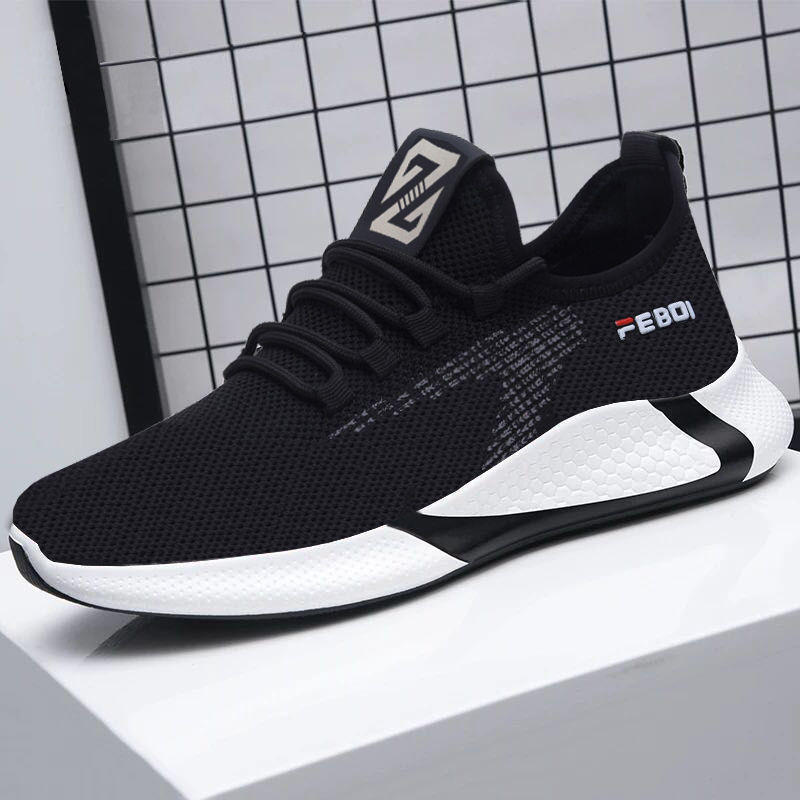 Cross border new mesh shoes breathable casual shoes men's trendy versatile sports shoes men's cloth shoes lightweight Cross border new mesh shoes breathable casual shoes men's trendy versatile sports shoes men's cloth shoes lightweight