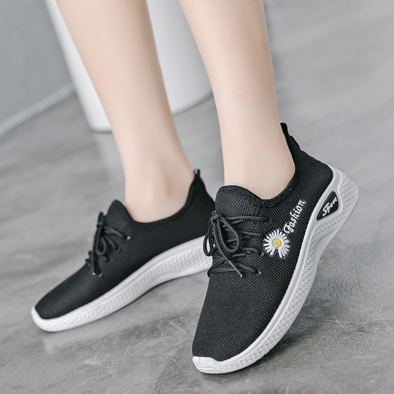 Spring and summer new style daisy women's cloth shoes breathable casual shoes children's sports shoes student shoes street vendor source wholesale