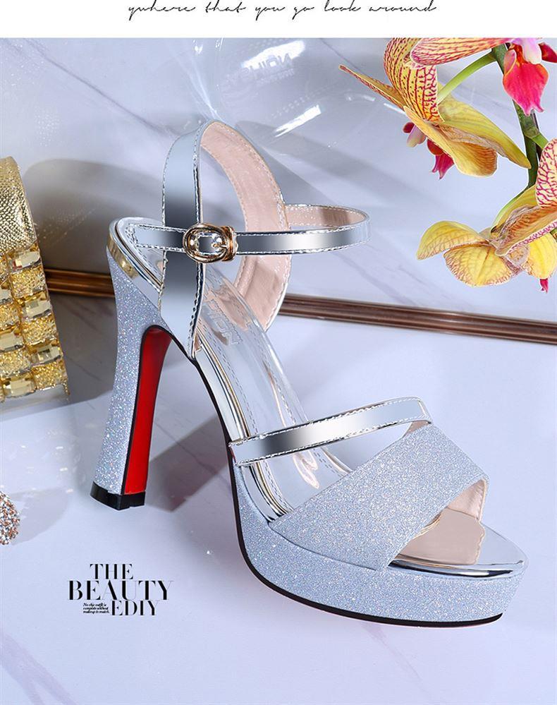 Sandals for women, 2023 new summer style, slim heel, versatile, non tiring, waterproof platform, fashionable high heels Sandals for women, 2023 new summer style, slim heel, versatile, non tiring, waterproof platform, fashionable high heels