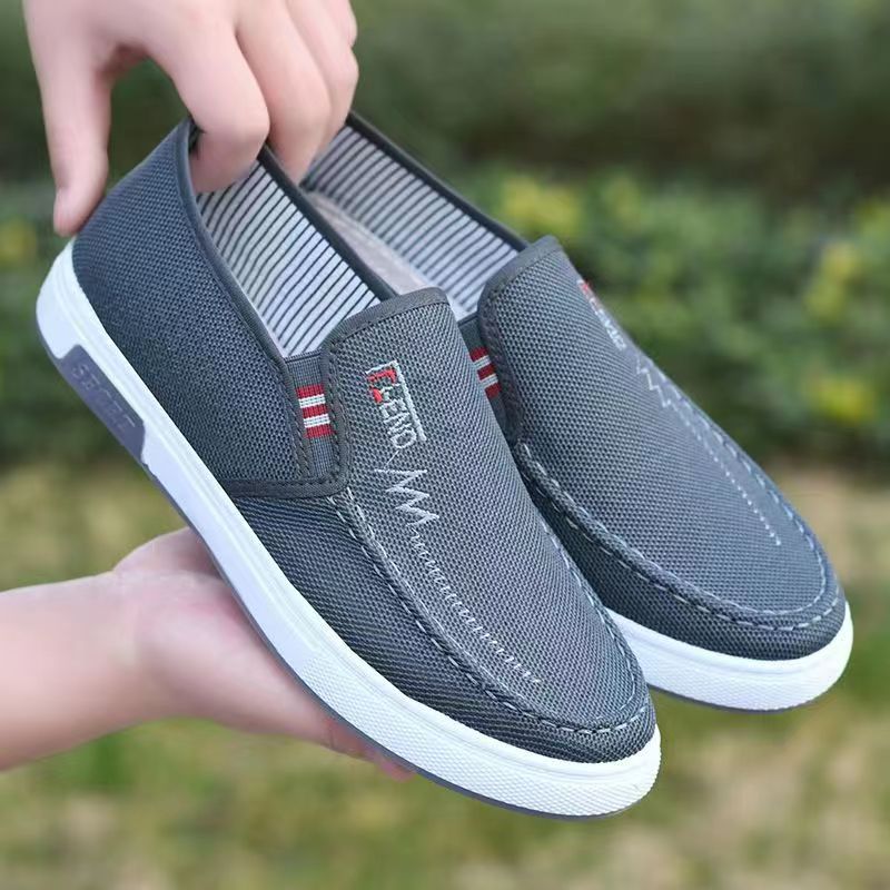 Men's Old Beijing Cloth Shoes Men's Casual Soft soled Canvas Dad Shoes Middle aged and Elderly Men's Work Shoes Manufacturer Wholesale