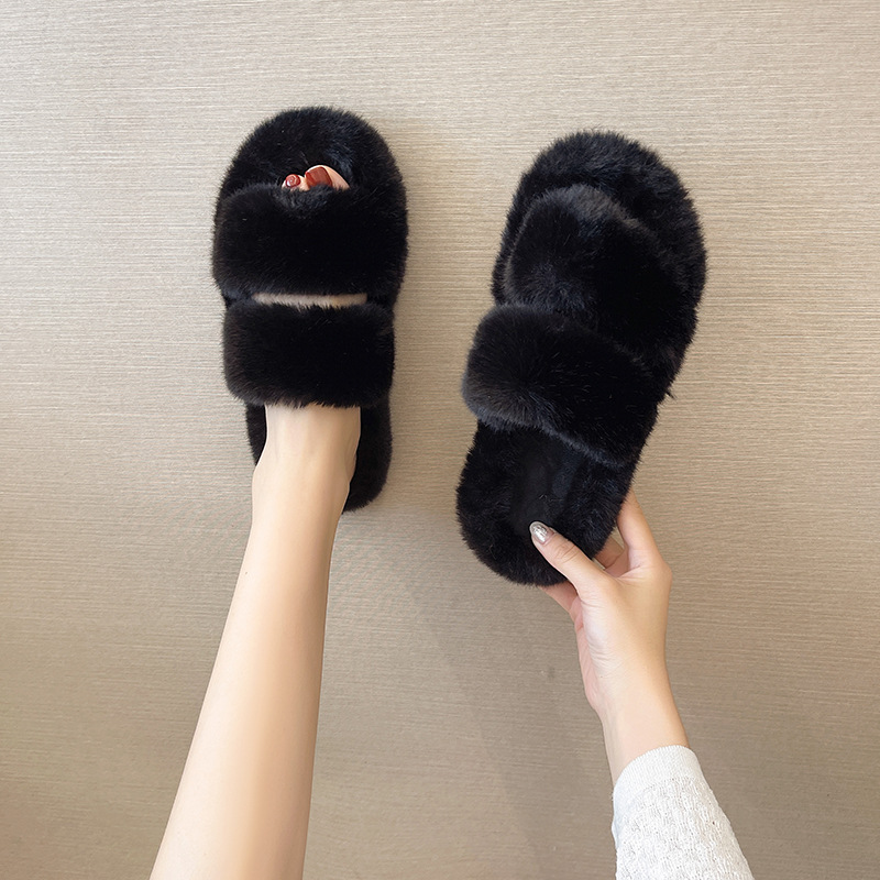2023 Autumn/Winter New Plush Slippers for Women, Home Warmth Cotton Slippers, Casual and Fashionable, Outerwear Plush Slippers for Women 2023 Autumn/Winter New Plush Slippers for Women, Home Warmth Cotton Slippers, Casual and Fashionable, Outerwear Plush Slippers for Women