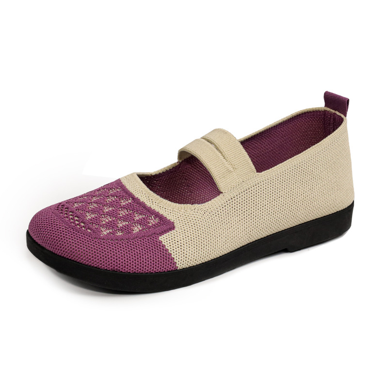 Summer new middle-aged and elderly mesh shoes breathable fly woven mother shoes soft sole comfortable casual cloth shoes for children Summer new middle-aged and elderly mesh shoes breathable fly woven mother shoes soft sole comfortable casual cloth shoes for children