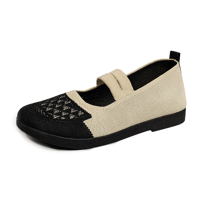 Summer new middle-aged and elderly mesh shoes breathable fly woven mother shoes soft sole comfortable casual cloth shoes for children Summer new middle-aged and elderly mesh shoes breathable fly woven mother shoes soft sole comfortable casual cloth shoes for children