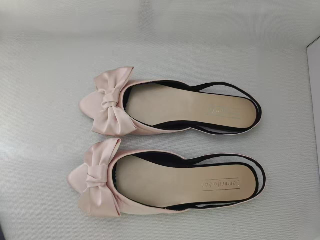 French style empty single shoes for women, flat bottomed summer new style, fashionable and versatile, internet famous Qianniao grid half toe sandals French style empty single shoes for women, flat bottomed summer new style, fashionable and versatile, internet famous Qianniao grid half toe sandals