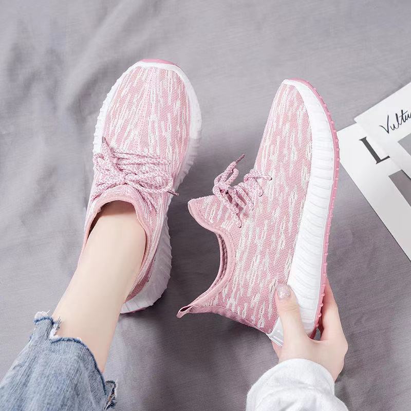 2023 Coconut Shoes Women's Flat Casual Shoes Women's Breathable Mesh Sports Shoes Women's Shoes Wholesale Casual Fashion